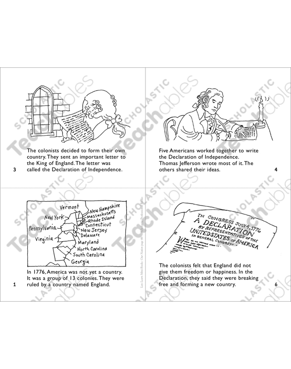 What Is the Declaration of Liberty? Printable Mini-Textbooks photo regarding Printable Declaration of Independence Pdf identify What Is the Declaration of Flexibility? Printable Mini-Publications
