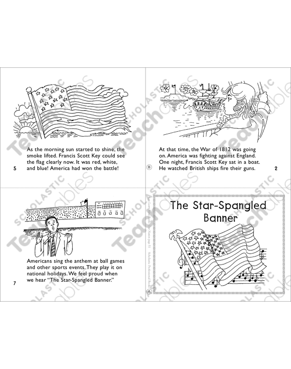 The Star-Spangled Banner | Printable Mini-Books