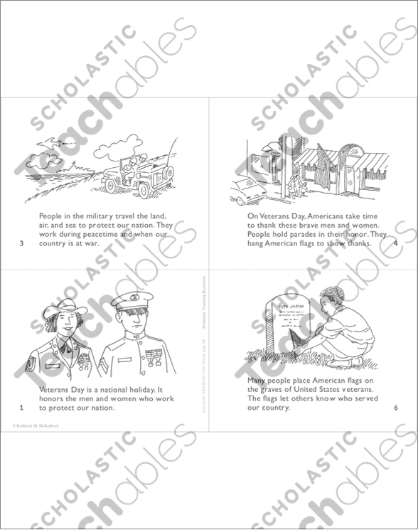 Veterans Day | Printable Mini-Books