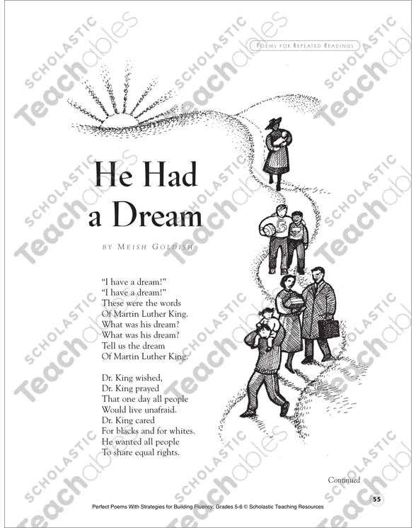Martin Luther King Poem I Have A Dream | Sitedoct.org