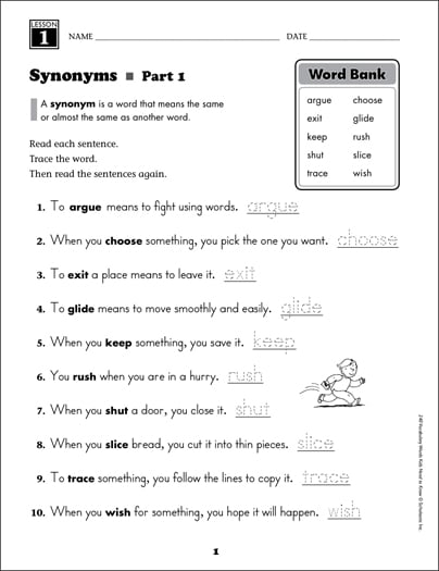 Synonyms Crossword Set 1  Advanced Level of English