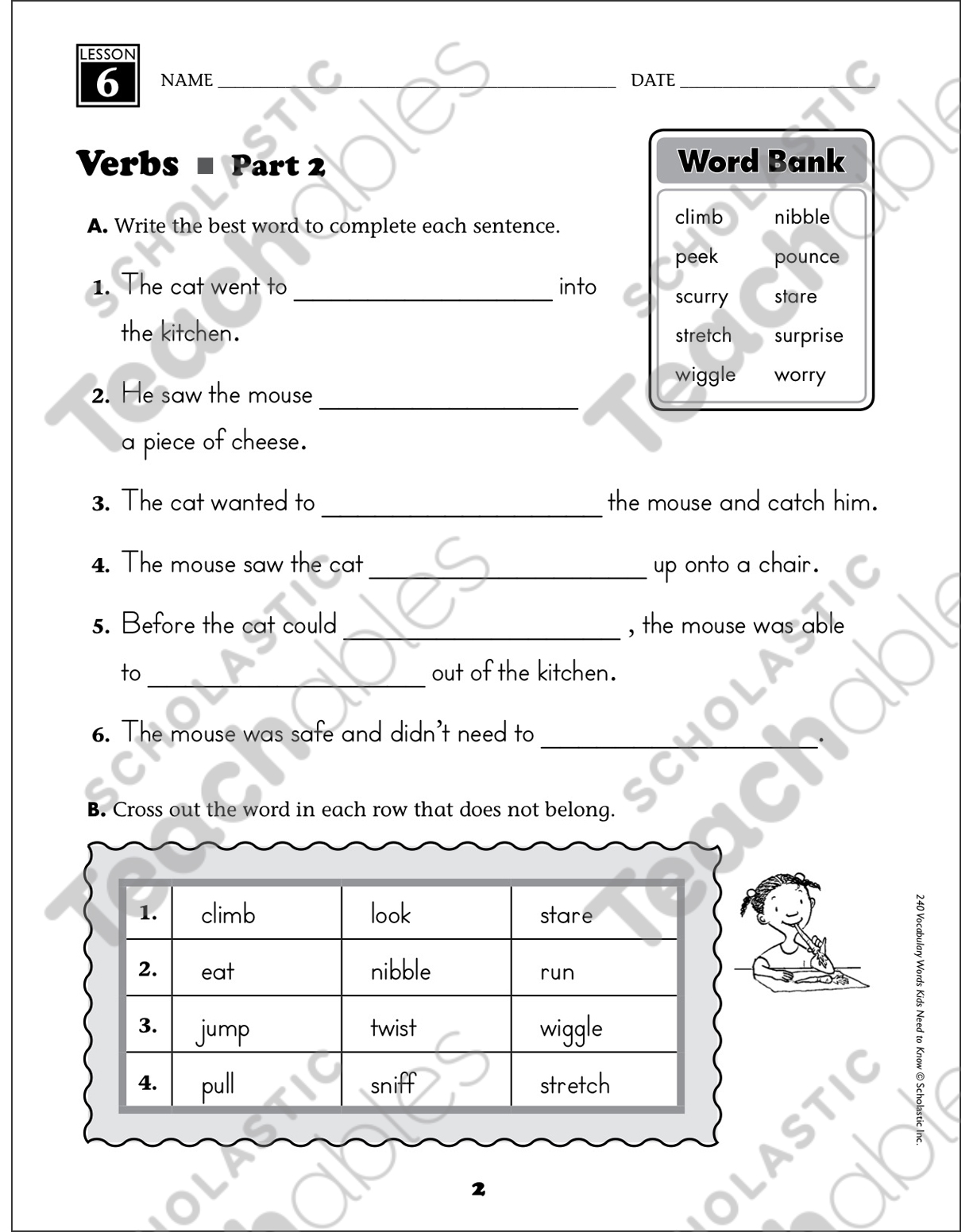 verbs-grade-2-vocabulary-printable-skills-sheets