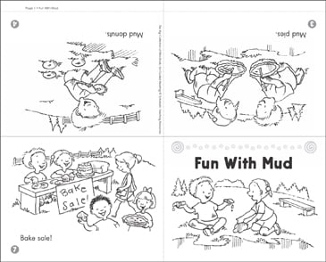 Fun With Mud | Printable Mini-Books and Skills Sheets