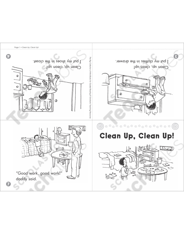 Clean Up, Clean Up! Printable MiniBooks and Skills Sheets
