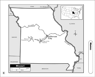 Missouri Map.pdf Product Detail Page