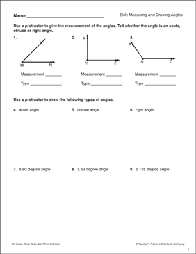 angles worksheets games activities printable lesson plans for kids