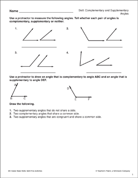 ANGLES: Measuring Angles & 8-Point Compass Printable Worksheets by Cat's  Study