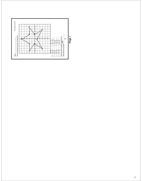 Graphing Coordinates: 5th Grade Math Skills | Printable Skills Sheets