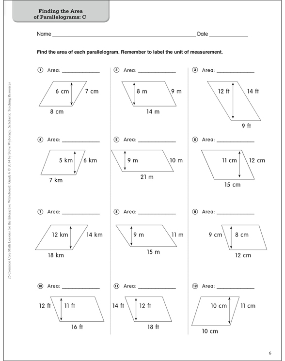 area-of-parallelograms-worksheet