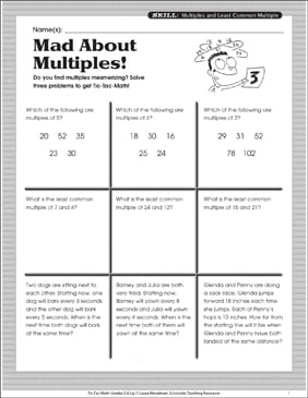 Divisibility Rules Rule! Tic-Tac-Math | Printable Games and ...