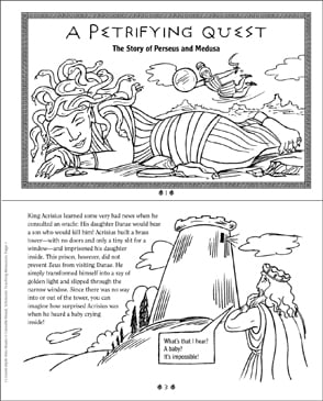 medusa and perseus for kids