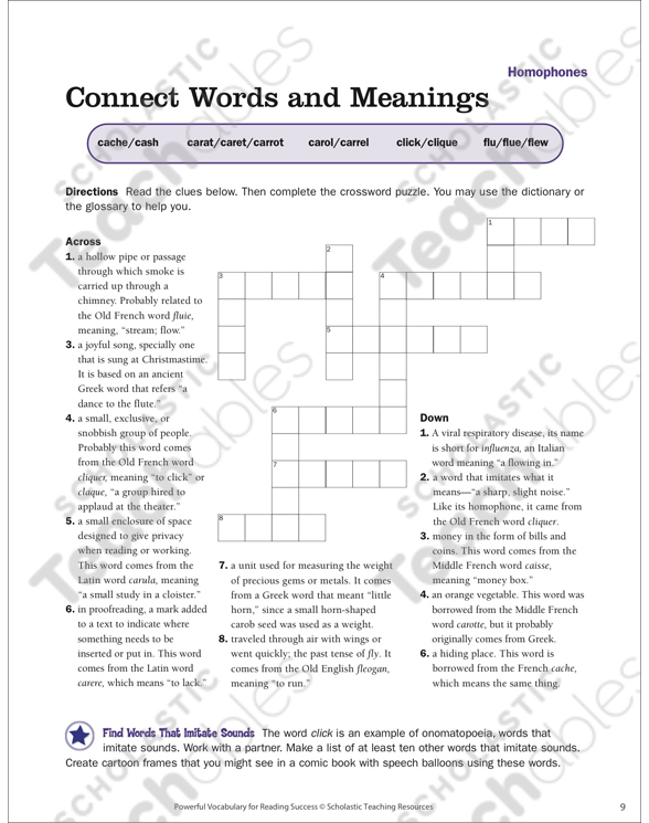 Homophones: Read Words in Context (Gr 5-6) | Printable Lesson ...