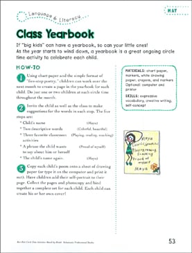 Class Yearbook | Printable Lesson Plans and Ideas, Arts and ...