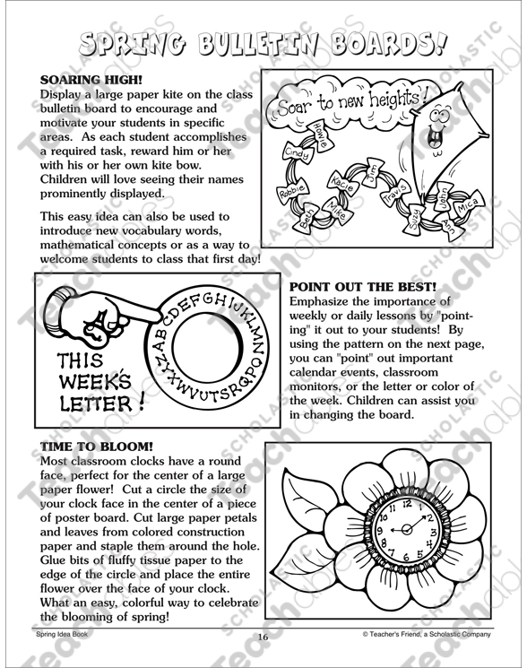 Spring Bulletin Boards Printable Bulletin Boards