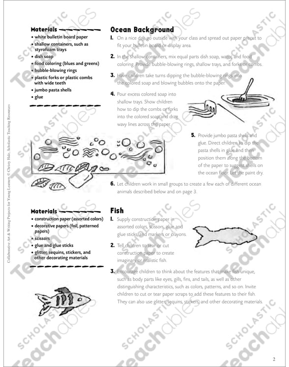 Underwater World Art & Writing Project Printable Craftivities and
