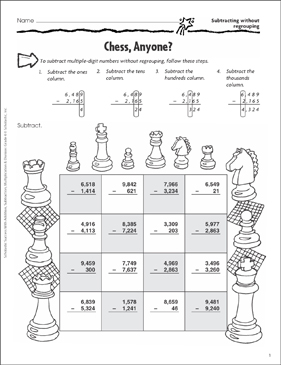 Chess Worksheets for Kids