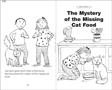 The Mystery Of The Missing Cat Food Printable Mini Books
