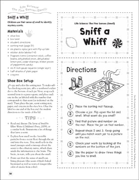 Sniff a Whiff (The Five Senses - Smell): Life Science Shoe Box 