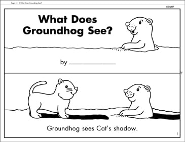 What Does Groundhog See? Literacy-Building Book