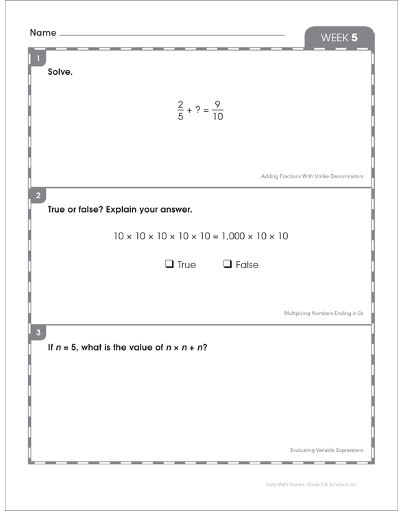 week-5-5th-grade-daily-math-starters-printable-skills-sheets