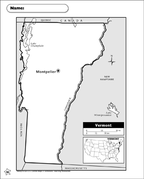 Map of Vermont | Printable Maps