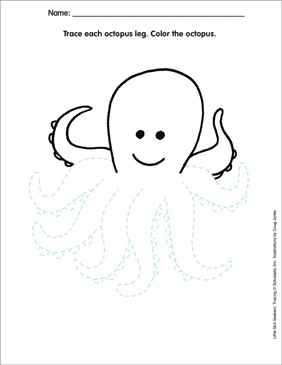 Octopus Curves: Little Skill Seeker Tracing
