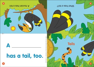 Tails (consonant Tt): First Phonics | Printable Mini-Books