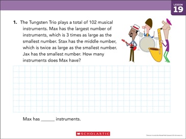 Mixed Multistep Problems (Gr 4): Bar Model Math | Printable ...