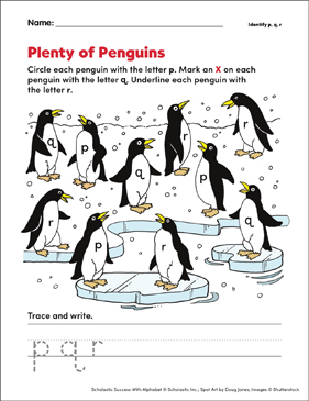 Plenty of Penguins (Identify p, q, r)