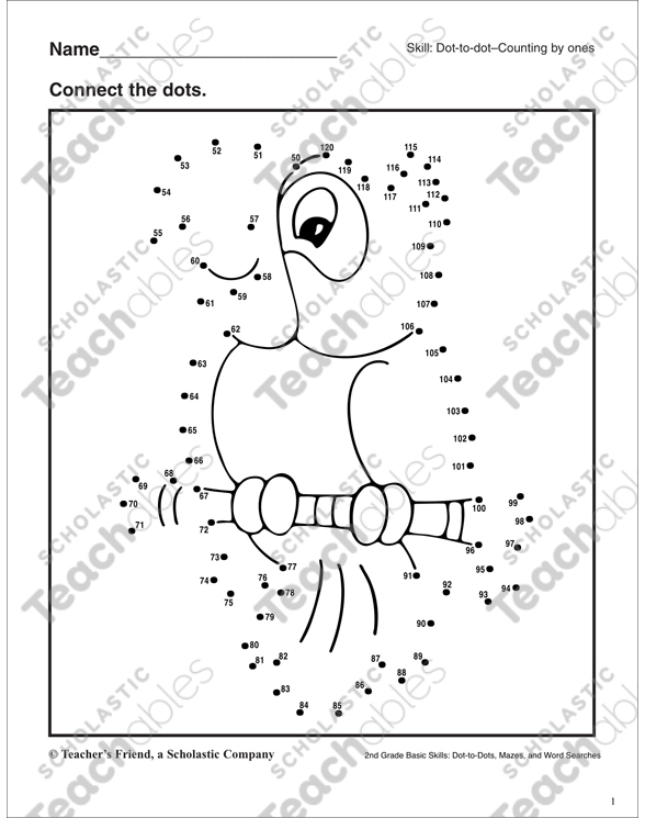 Dot to Dot join coloring book part 1: Part 1 of the Dot to Dot