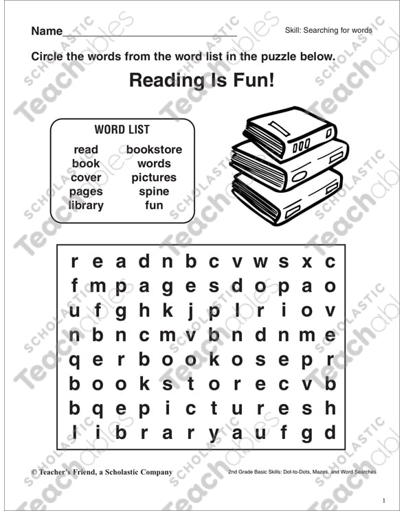 word search books printable word searches skills sheets