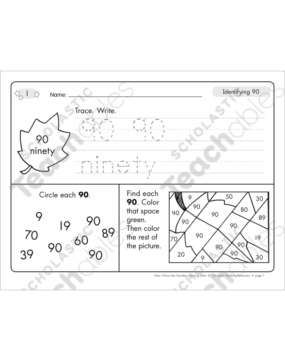 identifying-90-and-ninety-counting-to-90-number-learning-mats-printable-skills-sheets
