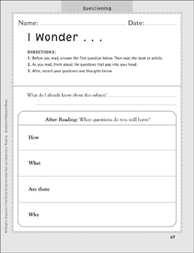 i wonder independent reading graphic organizer printable graphic organizers interactive whiteboard