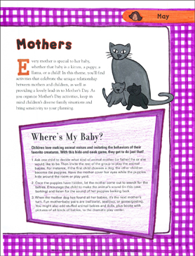 Animal Mothers: Activities and Ideas | Printable Lesson Plans and Ideas
