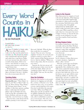Every Word Counts in HAIKU
