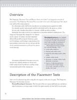 Reading Placement Tests: Third Grade