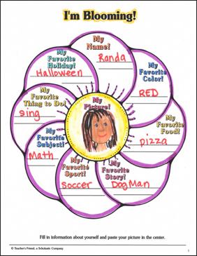 Blooming Printable Graphic Organizers