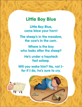 Little Boy Blue Nursery Rhyme 
