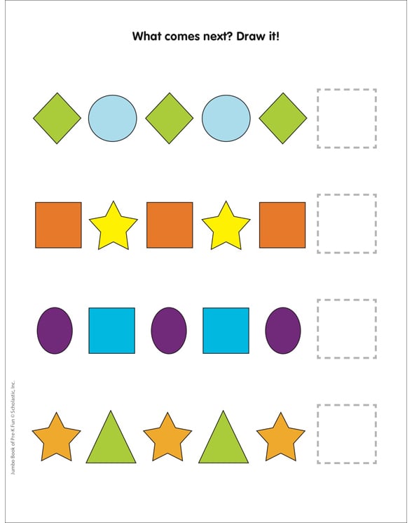 What Comes Next? 5 (Complete the Pattern) | Printable Skills Sheets