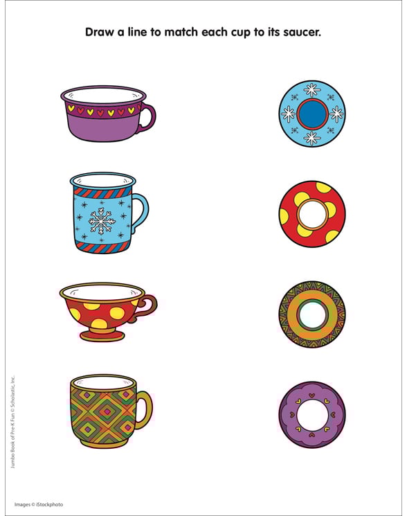 Cups And Saucers Printable