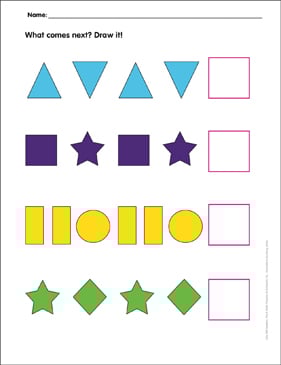 What Comes Next?: Little Skill Seekers Math | Printable ...