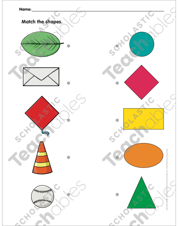 Familiar Shapes: Little Skill Seekers Math | Printable Skills ...