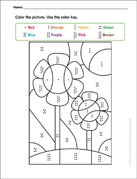 Free -- Lilo & Stitch Math Problem color by Number Worksheet
