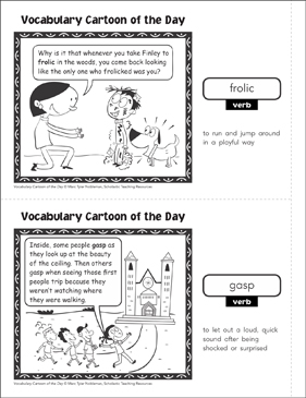 vocabulary comic strip