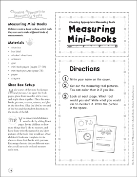 Measuring Mini-Books (Choosing Appropriate Measuring Tools 