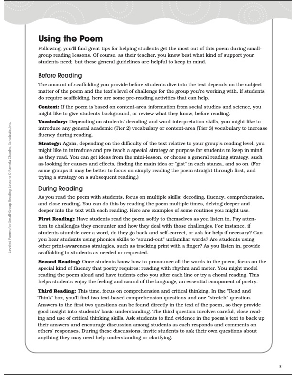In the Rainforest: Level N Poem | Printable Lesson Plans, Ideas and Texts