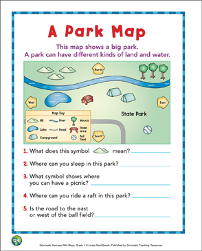 Using Map Keys & Legends: Printable Worksheets, Activities & Practice for  Kids | Scholastic