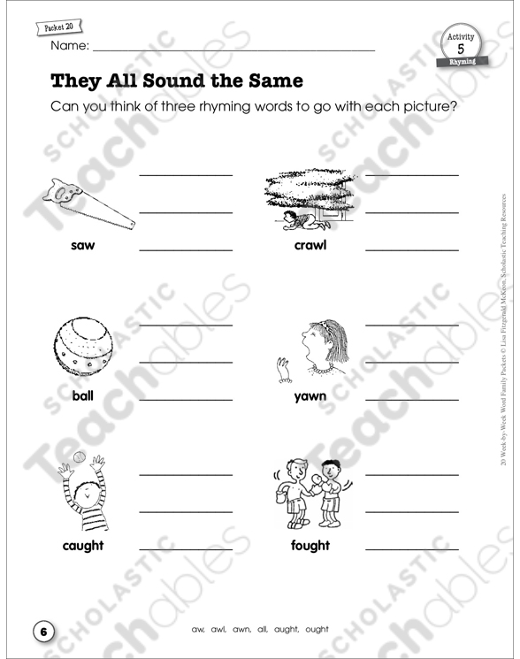 word family packet variant vowels broad o sounds