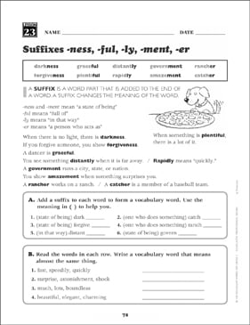 Word formation ness. Suffix Ness Worksheets.