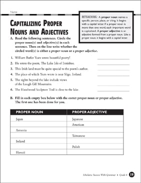Identifying Adjectives 4 3rd Grade Adjective Worksheets